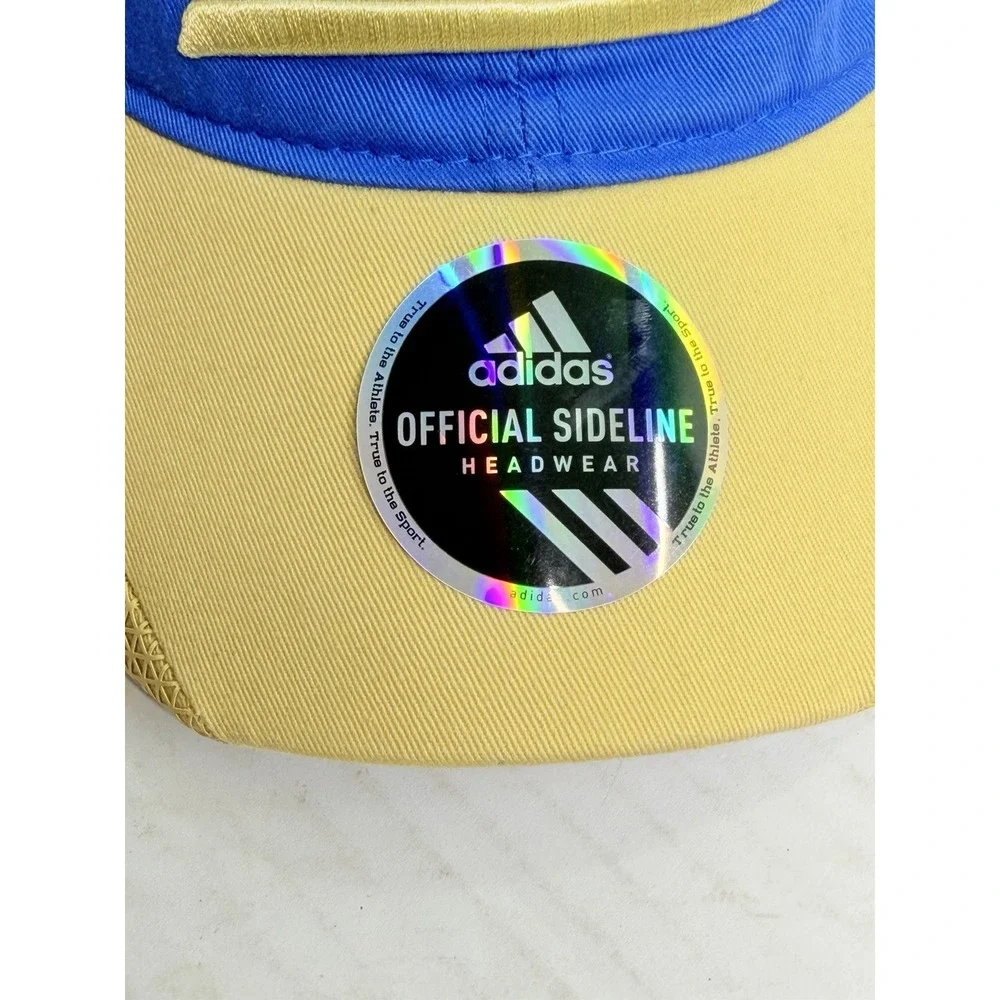 Adidas UCLA Bruins Official Sideline Hat ET48Z Blue Gold Adjustable NWT